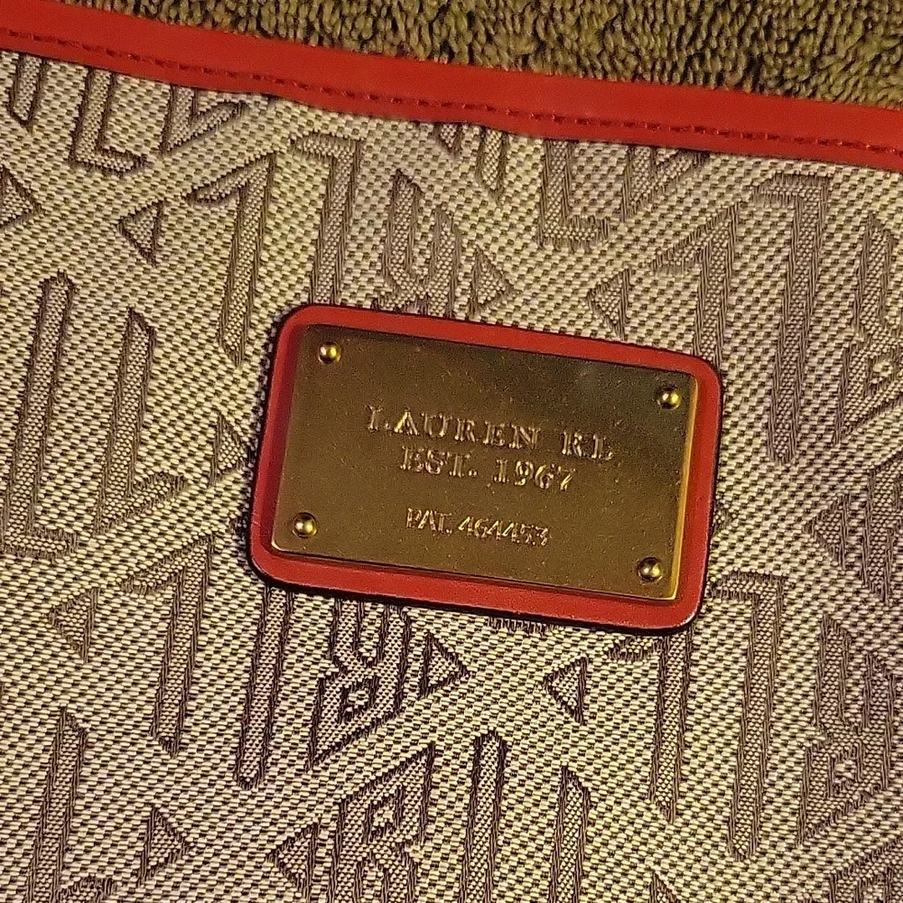 💙LAUREN RALPH LAUREN LOGO PRINT BAG - Picture 4 of 9